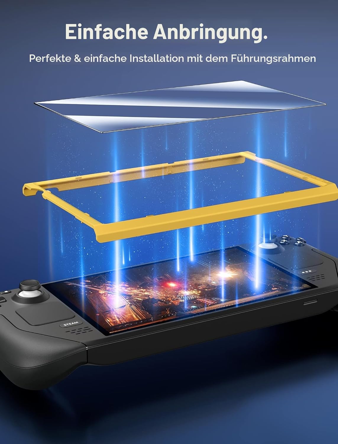 JSAUX Steam Deck / Steam Deck OLED edzett üveg kijelzővédő fólia (2db)