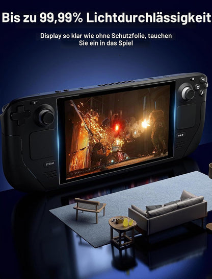 JSAUX Steam Deck / Steam Deck OLED edzett üveg kijelzővédő fólia (2db)