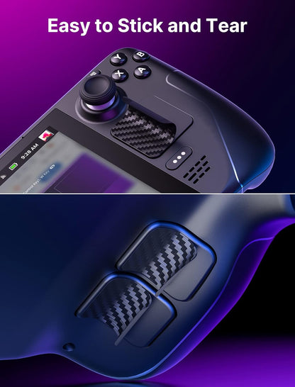 JSAUX Steam Deck/OLED Sticker Szett + Thumb Grip protector