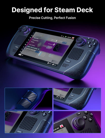 JSAUX Steam Deck/OLED Sticker Szett + Thumb Grip protector