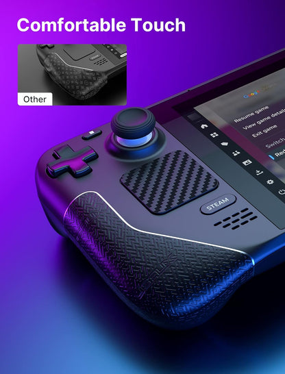 JSAUX Steam Deck/OLED Sticker Szett + Thumb Grip protector