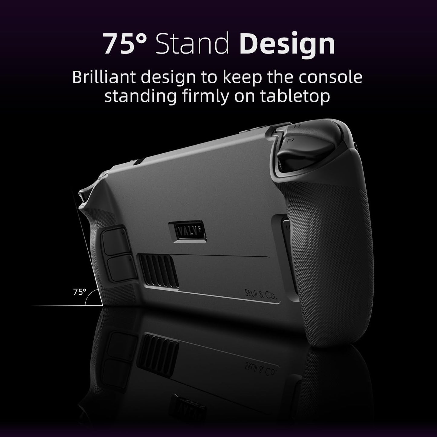 Skull & Co. Steam Deck / Steam Deck OLED Tok - Fekete