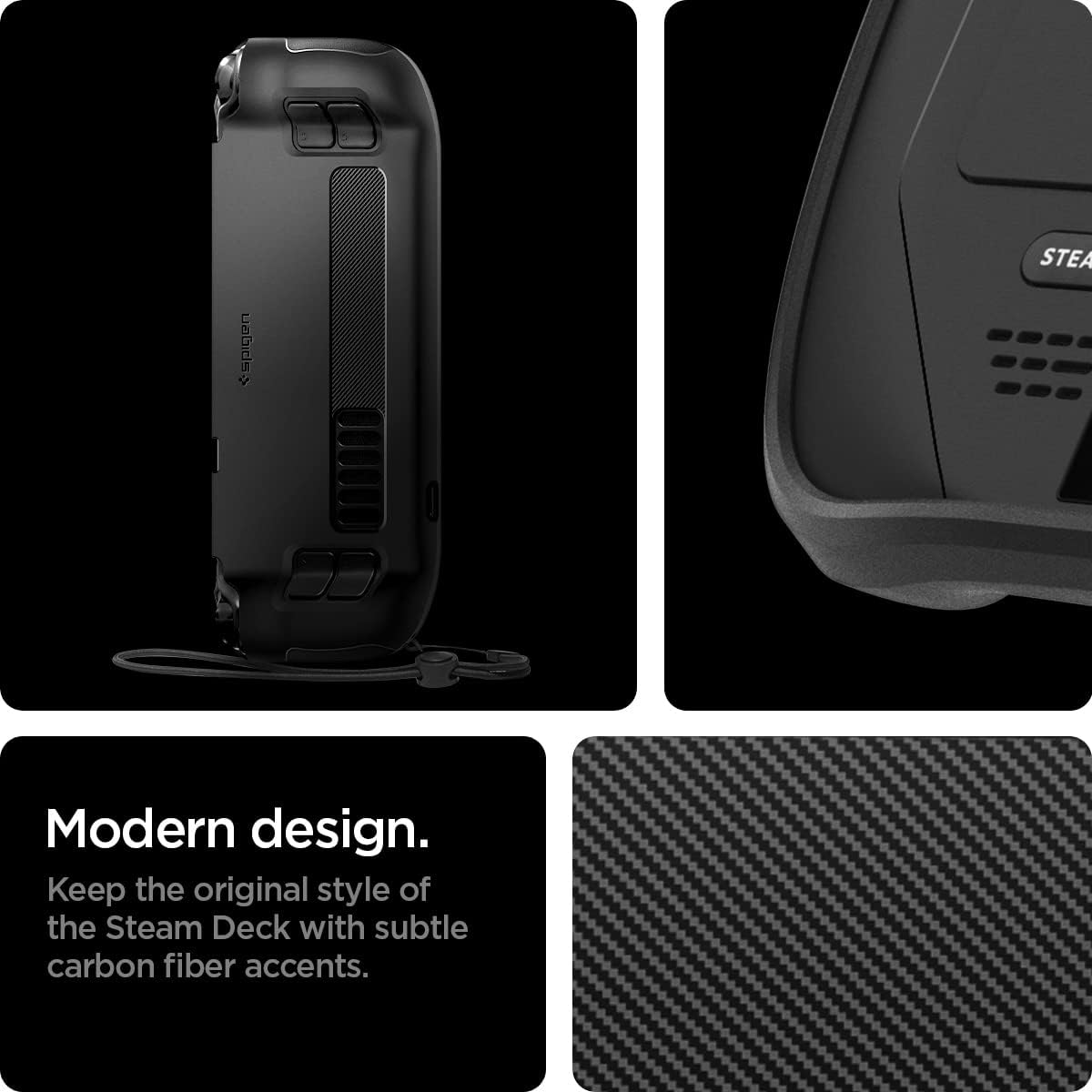 Spigen Steam Deck / Steam Deck OLED Tok - Fekete