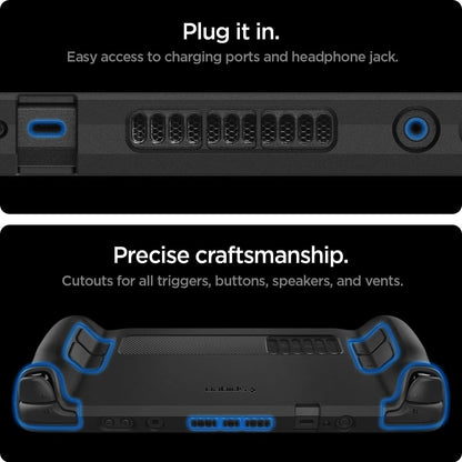 Spigen Steam Deck / Steam Deck OLED Tok - Fekete