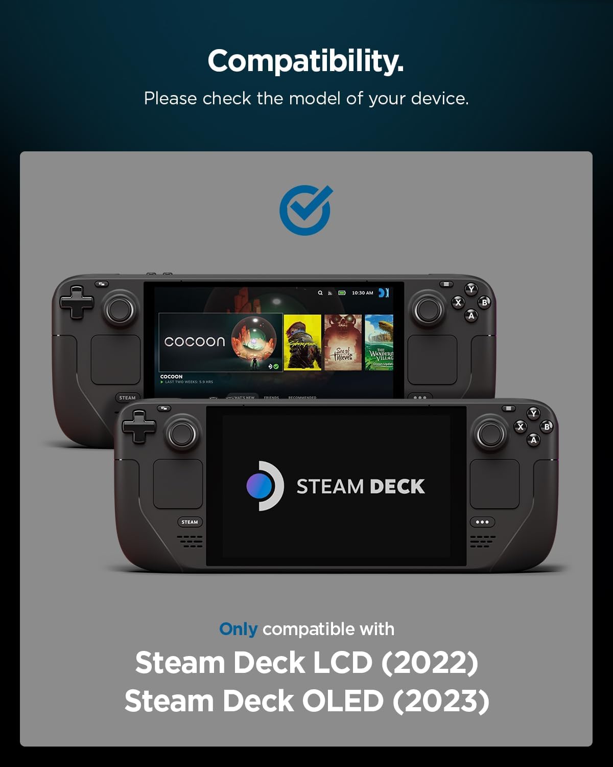Spigen Steam Deck / Steam Deck OLED edzett üveg kijelzővédő fólia