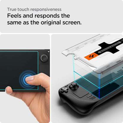 Spigen Steam Deck / Steam Deck OLED edzett üveg kijelzővédő fólia